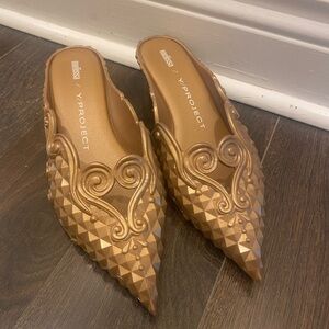 Melissa x Y/Project Mules Gold EU 38 US 7